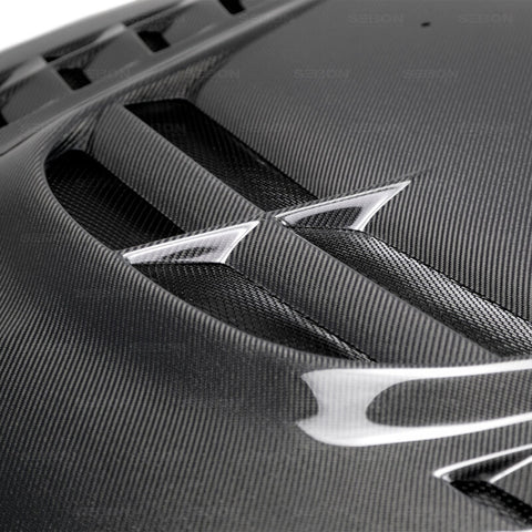 Seibon 03-07 Mitsubishi Evo 8 & 9 CW II Carbon Fiber Hood - HD0305MITEVO8-CWII