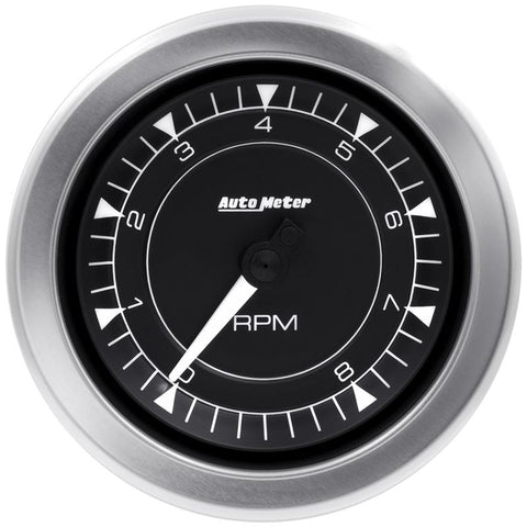 Autometer Chrono 3-3/8in 10k RPM In Dash Tachometer Gauge - 8197
