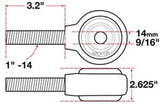 SPC Performance xAxis Rod End Ball Joint - 15740
