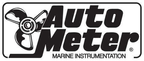 Autometer Marine Carbon Fiber Mechanical 2-5/8in 0-35PSI Water Pressure Gage - 200773-40