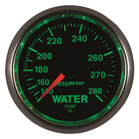 AutoMeter Gauge Water Temp 2-1/16in. 140-280 Deg. F Mechanical Gs - 3831