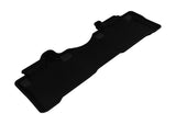 3D MAXpider 2009-2015 Honda Pilot Kagu 2nd Row Floormats - Black - L1HD05821509