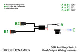 Diode Dynamics OEM Auxiliary Switch Dual-Output Wiring Harness - DD4056