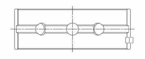 ACL Saab I4 DOHC B204 / B205 / B234 / B235 Standard Main Bearing Set - 5M2015H-STD