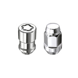 McGard 5 Lug Hex Install Kit w/Locks (Cone Seat Nut / Bulge) 1/2-20 / 3/4 Hex / 1.45in. L - Chrome - 84550