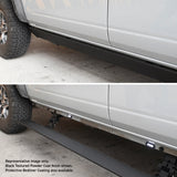 Go Rhino 2024 Toyota Tacoma DC 4dr E1 Electric Running Board Kit (No Drill) - Bedliner Coating - 20443273T