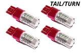 Diode Dynamics 7443 LED Bulb HP48 LED - Red Set of 4 - DD0112Q