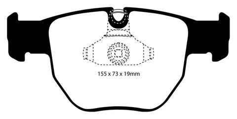 EBC 03-05 Land Rover Range Rover 4.4 Yellowstuff Front Brake Pads - DP41463R