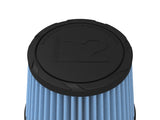 aFe POWER Universal Clamp-On Air Filter w/ D2 Dura-Dry Media - 5in F x 6.5in B x 4.75in T x 5in H - 21-50505V