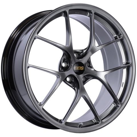 BBS RI-D 20x8.5 5x112 ET41 Diamond Black Wheel -82mm PFS/Clip Required - RI027DBK