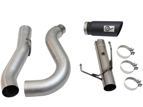 aFe MACHForce XP Exhaust Large Bore 5in DPF-Back Alu. 13-15 Dodge Trucks L6-6.7L (td) *Black Tip - 49-02051-1B