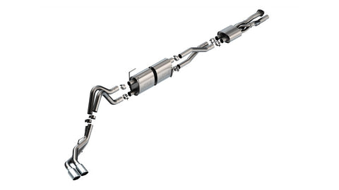 Borla 20-26 Ford F250/F350 Super Duty 7.3L V8 CC SB (160in WB) (SRW) S-Type Cat-Back Exhaust - 141016