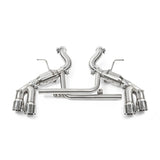 Mishimoto 2016+ Chevrolet Camaro SS Quad-Tip Pro Axle-Back Exhaust w/ Polished Tips - MMEXH-CAM8-16AQTPP