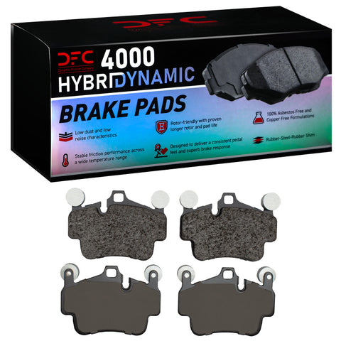 DFC 03-23 Porsche Cayman Rear/Front 4000 Hybridynamic Brake Pads - 4000-1135-00