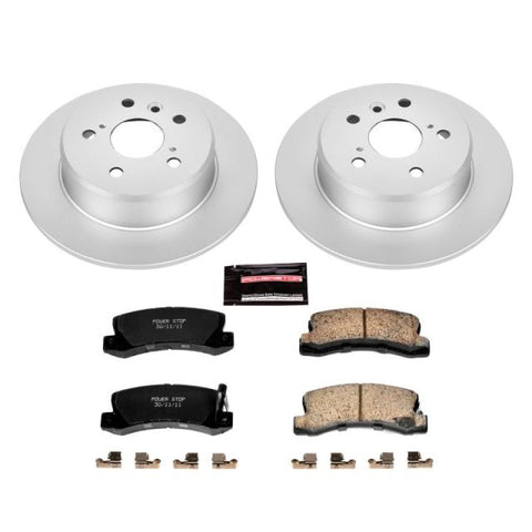 Power Stop 92-96 Lexus ES300 Rear Z17 Evolution Geomet Coated Brake Kit - CRK2564