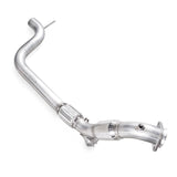 Stainless Works 2015-16 Mustang Downpipe 3in High-Flow Cats Performance Connection - M15EDPCATSW