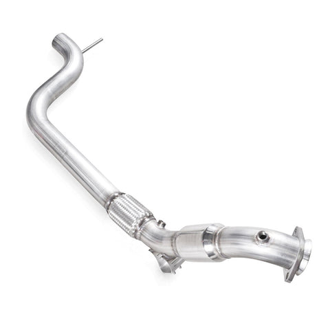 Stainless Works 2015-16 Mustang Downpipe 3in High-Flow Cats Performance Connection - M15EDPCATSW
