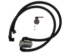 J&amp;L 2021-2024 Ford F-150 3.5L Passenger Side Oil Separator 3.0 - Clear Anodized - 3028P-C