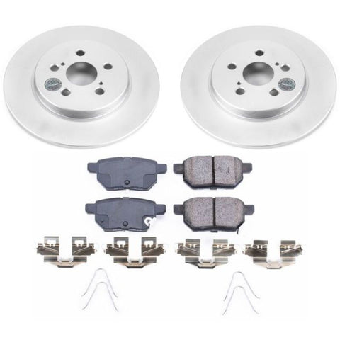 Power Stop 11-17 Lexus CT200h Rear Z17 Evolution Geomet Coated Brake Kit - CRK6498