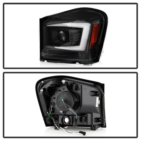 Spyder 04-06 Dodge Durango Projector Headlights - Black PRO-YD-DDU04-LB-BK - 5086600