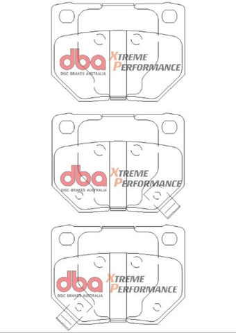 DBA 06-07 Subaru WRX XP650 Rear Brake Pads - DB1220XP