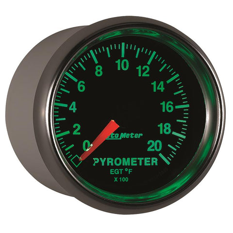 Autometer GS 0-2000 degree F Full Sweep Electronic Pyrometer Gauge - 3845