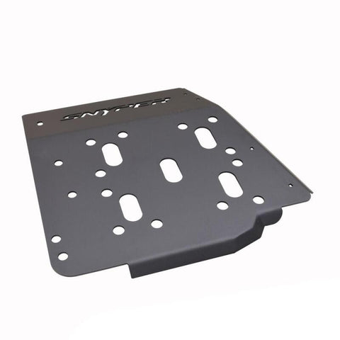 Westin/Snyper 07-17 Jeep Wrangler Transfer Case Skid Plate - Textured Black - 42-21025