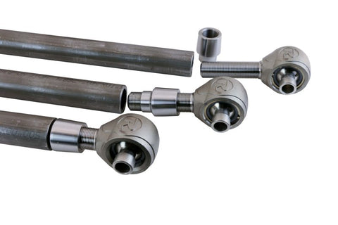Ridetech Parallel 4-Link System Weld-in 4 Link Kit for 3/4 and 1 Ton Trucks Black Powdercoat - 11006799