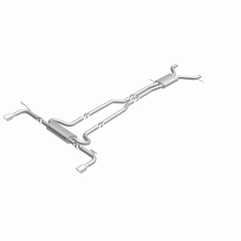 MagnaFlow 07 Audi Q7 V8 4.2L Dual Split Rear Exit Stainless Cat-Back Perf Exhaust - 15085