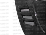 Seibon 04-08 Mazda RX8 TS Carbon Fiber Hood - HD0405MZRX8-TS
