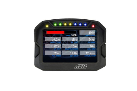 AEM CD-5G Carbon Digital Dash Display w/ Interal 10Hz GPS & Antenna - 30-5602