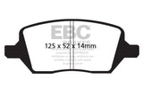 EBC 04-05 Buick Terraza 3.5 FWD Extra Duty Rear Brake Pads - ED91737