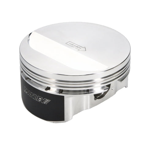 Manley Chevrolet LS Series 4.000in Stroke 4.125in Bore -5cc Flat Top Standard Pistons - Set of 8 - 592300C-8