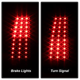 xTune Chevy Silverado 1500/2500/3500 99-02 LED Tail Lights Black ALT-ON-CS99-LED-BK - 5008817