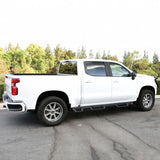 Westin 2019 Chevrolet Silverado/Sierra 1500 (5.5ft) Drop Wheel to Wheel Nerf Step Bars - Txt Black - 56-534685