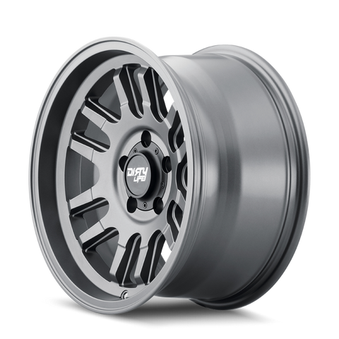 Dirty Life 9310 Canyon 17x9 / 5x127 BP / -12mm Offset / 71.5mm Hub Satin Graphite Wheel - 9310-7973MGT12