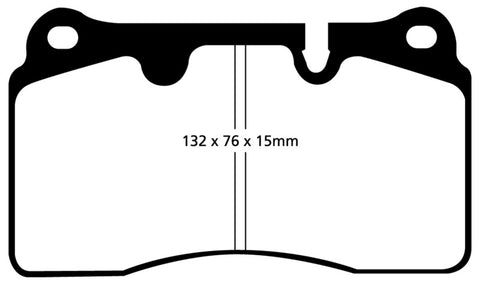 EBC 04-12 Aston Martin DB9 5.9 Redstuff Front Brake Pads - DP31908C