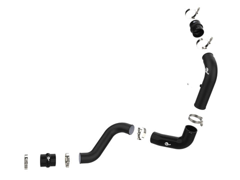 aFe 20-23 GM Diesel Trucks V8 6.6L L5P BladeRunner 3in Aluminum Hot Charge Pipe - Black - 46-20448-B