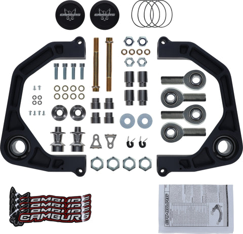 Camburg Toyota 22-23 Landcruiser 300 / 22-23 LX600 KINETIK V2 Perf Billet Uniball Upper Arms - CAM-310194-GRY