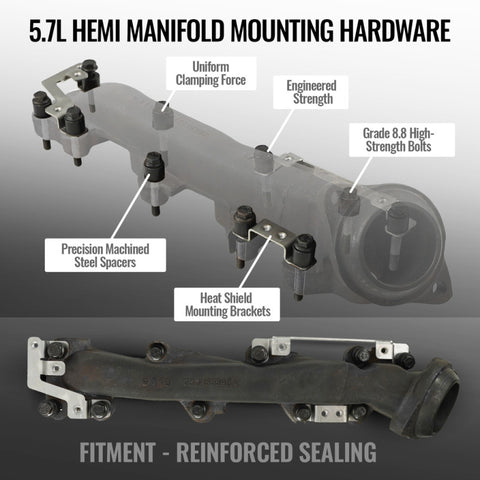 BD Diesel 09-26 RAM/Dodge/Jeep 5.7L Hemi Manifold Bolt & Spacer Kit - 1041660