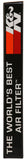 K&N X-Stream Top Filter X-Stream 16in OD - Black - 66-1601