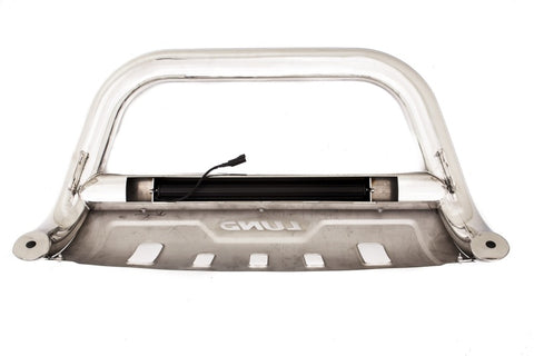 Lund 19-22 Chevrolet Silverado 1500 (Excl. 2019 LD)  Bull Bar w/Led Light Bar - Polished - 47021216
