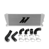 Mishimoto Ford Ranger 3.2L Diesel Intercooler Kit 2011+ Silver w/ Wrinkle Black Pipes - MMINT-RGR-11KSLBK