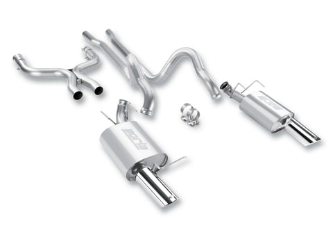 Borla 2011-2012 Mustang GT 5.0L 8cyl 6spd RWD Aggressive ATAK Catback Exhaust - 140372