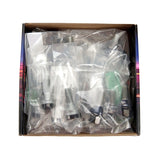 McGard 4 Lug Hex Install Kit w/Locks (Cone Seat Bolt) M12X1.25 / 17mm Hex / 22.0mm Shank L. - Black - 67232BK