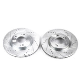 Power Stop 06-12 Mitsubishi Eclipse Front Evolution Drilled & Slotted Rotors - Pair - JBR1101XPR