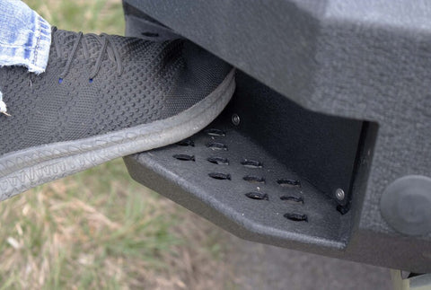 Fishbone Offroad 19-22 Chevy Silverado 1500 Rockfish Rear Bumper - Black Texture - FB22394