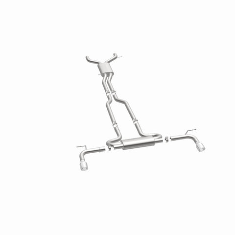 MagnaFlow 07 Audi Q7 V8 4.2L Dual Split Rear Exit Stainless Cat-Back Perf Exhaust - 15085