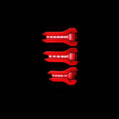 AlphaRex 21-22 Ford F150 LUXX LED Projector Tail Lights - Alpha-Black - 653010
