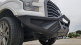 Road Armor 15-17 Ford F150 SPARTAN Front Bumper Bolt-On Pre-Runner Guard - Tex Blk - 6151XFPRB